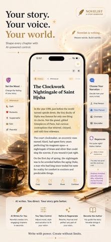Novelist : AI Story Generator screenshot