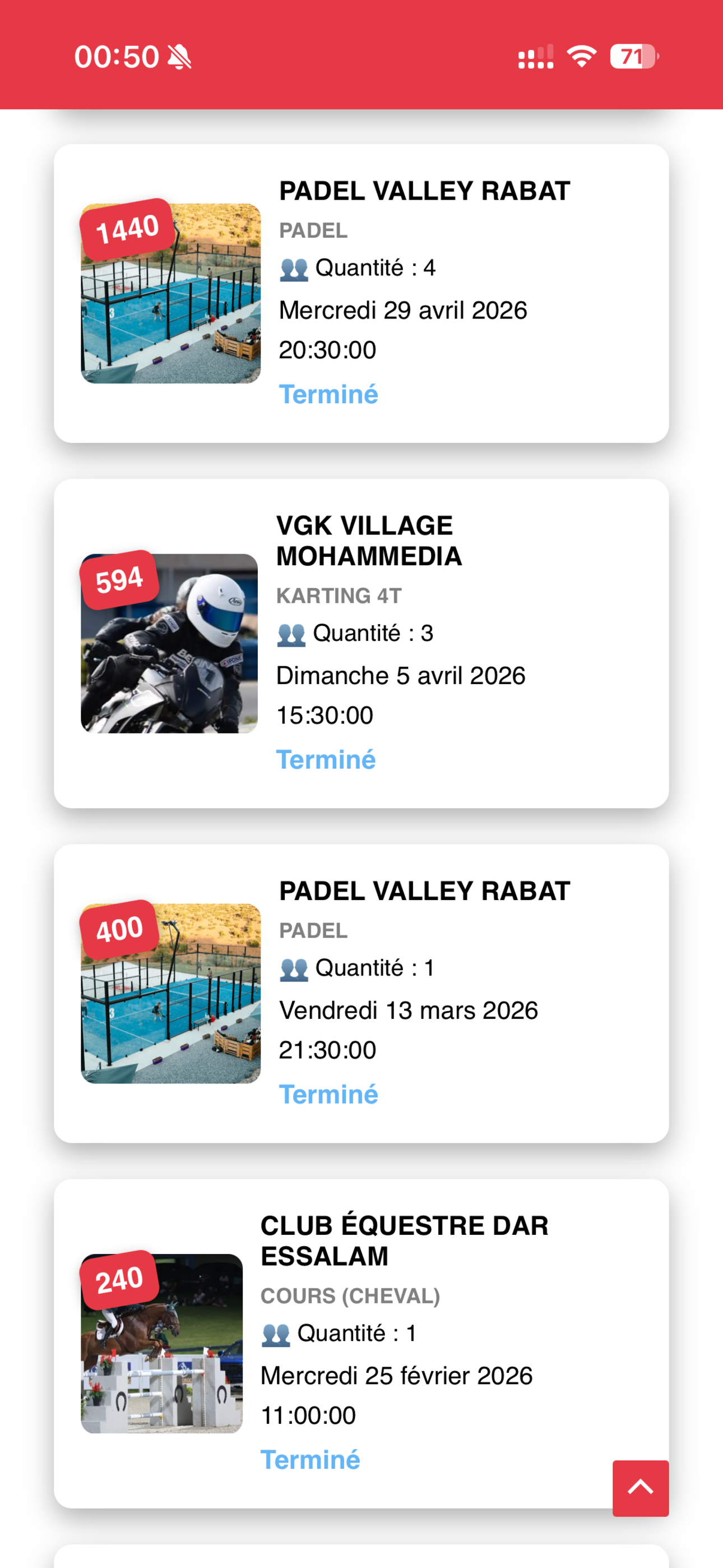MGP - Réservation d'activités screenshot 4