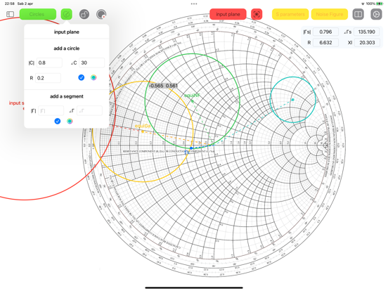 Smith Charts iPad screenshot
