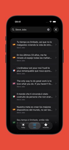 Aforisma del giorno screenshot