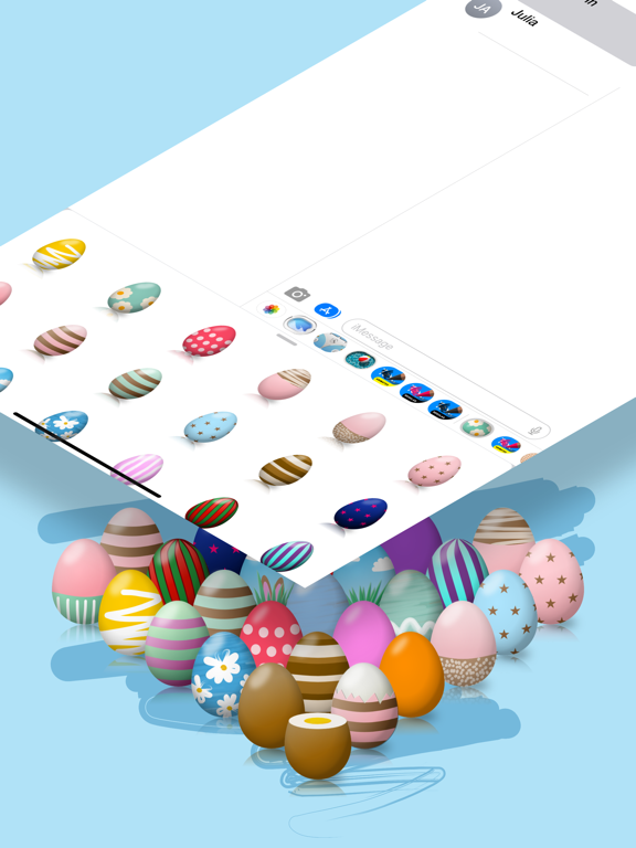 Screenshot #5 pour Œufs de Pâques autocollants