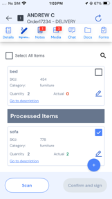 DispatchTrack Mobile screenshot