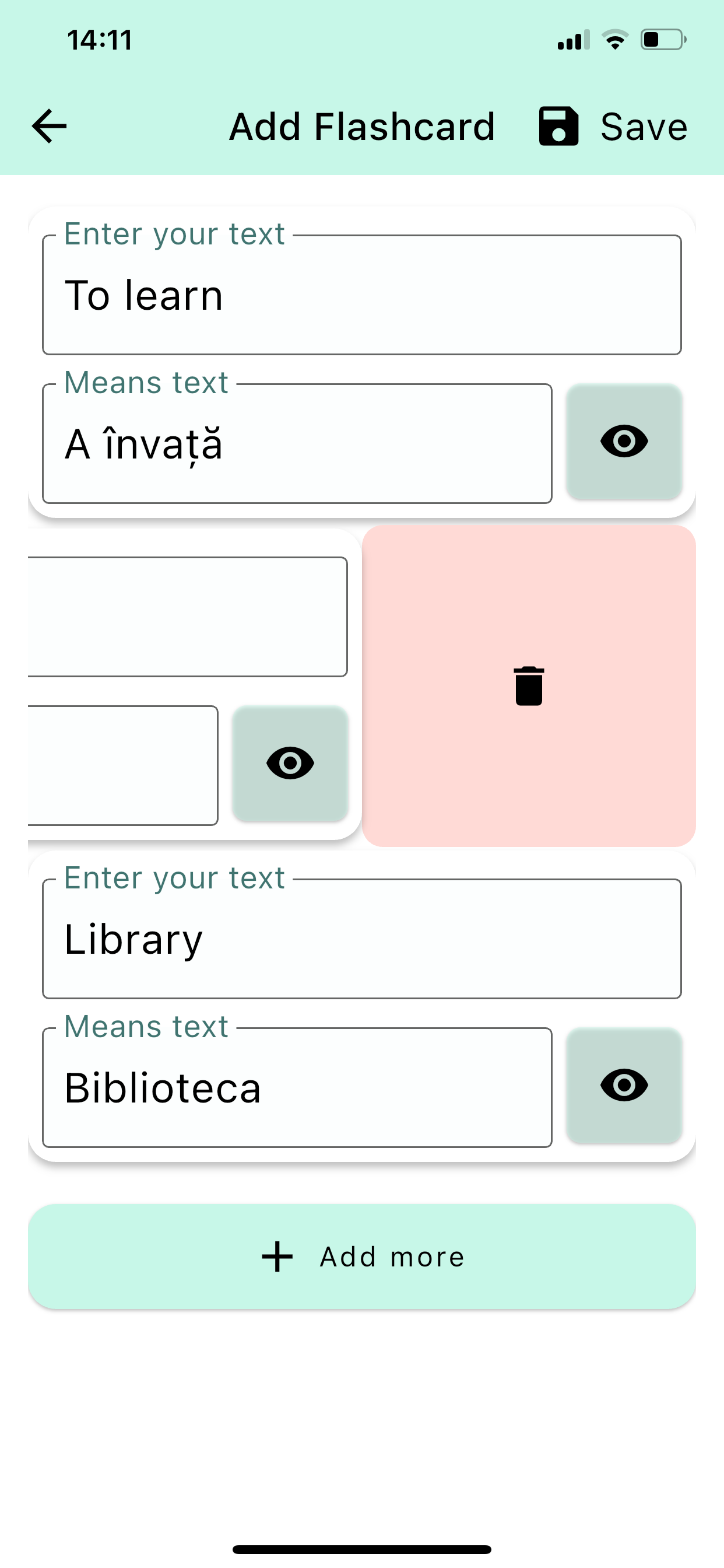 Notivo - Flashcards screenshot 3