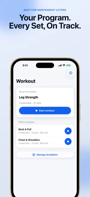 RepJot: Strength Workout Log screenshot 1