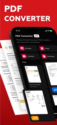 Convert to PDF - Converter KIT iPhone screenshot