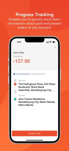 ShopeeFood Driver: Partner App iPhone screenshot 4