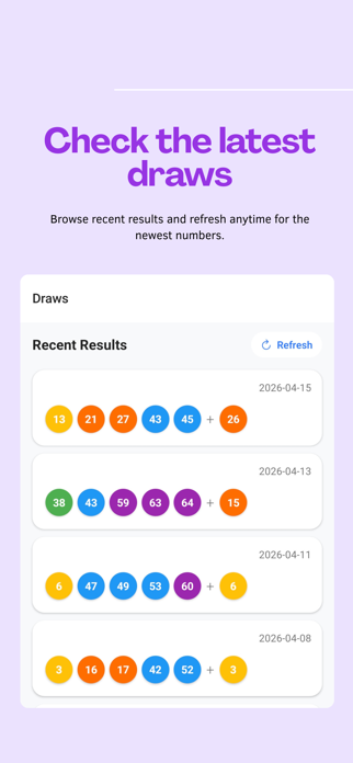 Lotto Number Mate Screenshot 6 of 8