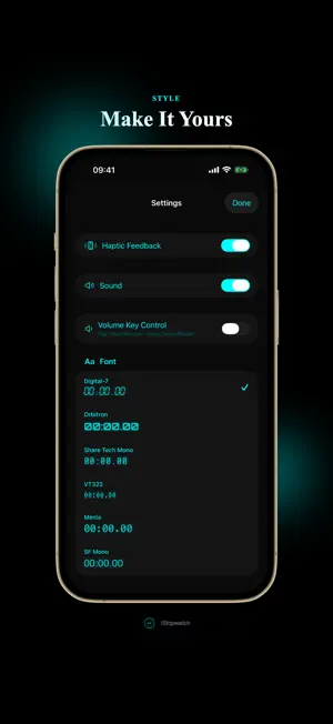 iStopwatch - LCD Timer screenshot 2