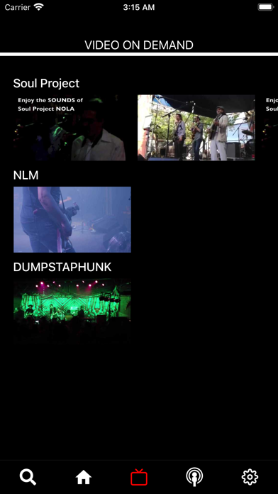 New Live Music Screenshot