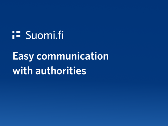 Suomi.fi iPad screenshot 1 - Business app