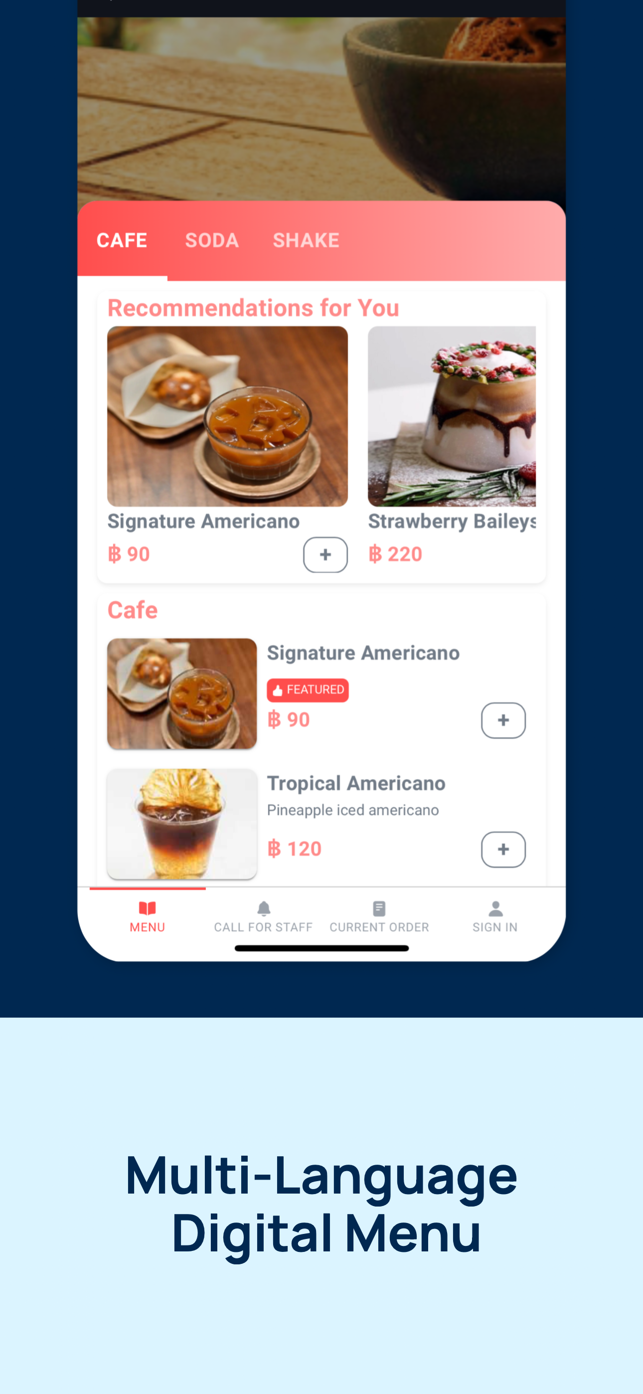 vOrder - QR Ordering & POS screenshot 3