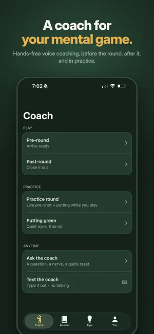 Release: Golf Mental Game screenshot 1