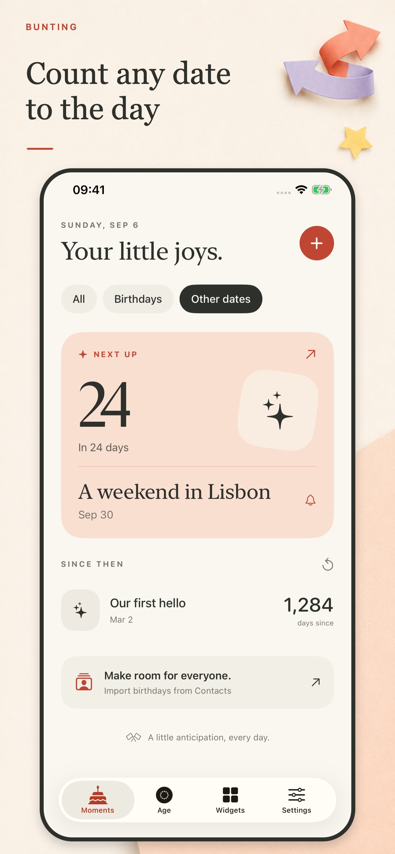 Screenshot 6 of Bunting Birthday Reminder