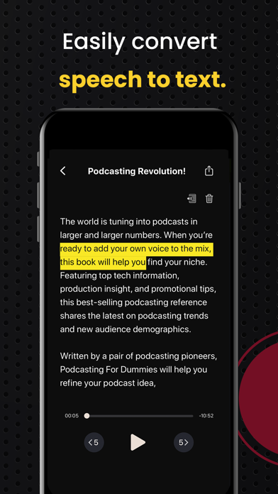 AudiOn: Voice Recorder & Memos Screenshot
