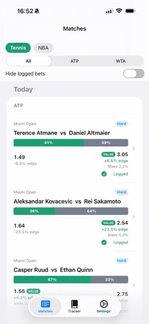 OliveOdds screenshot 3
