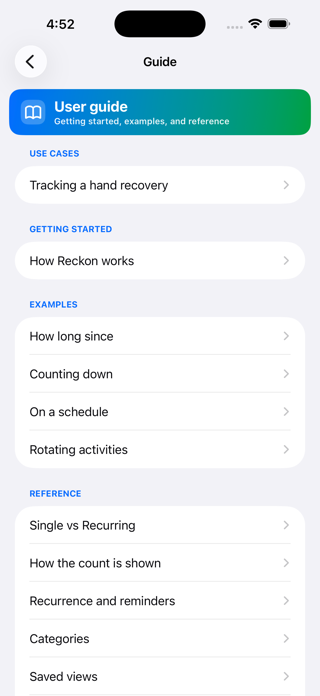 Reckon: Daybook Screenshot 4 of 5