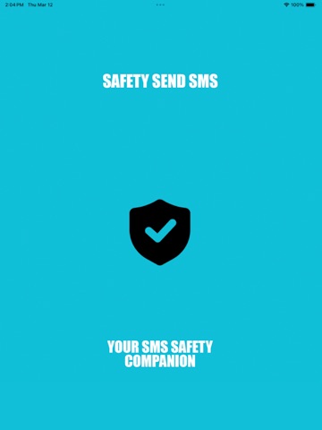 Safety Send SMS iPad screenshot