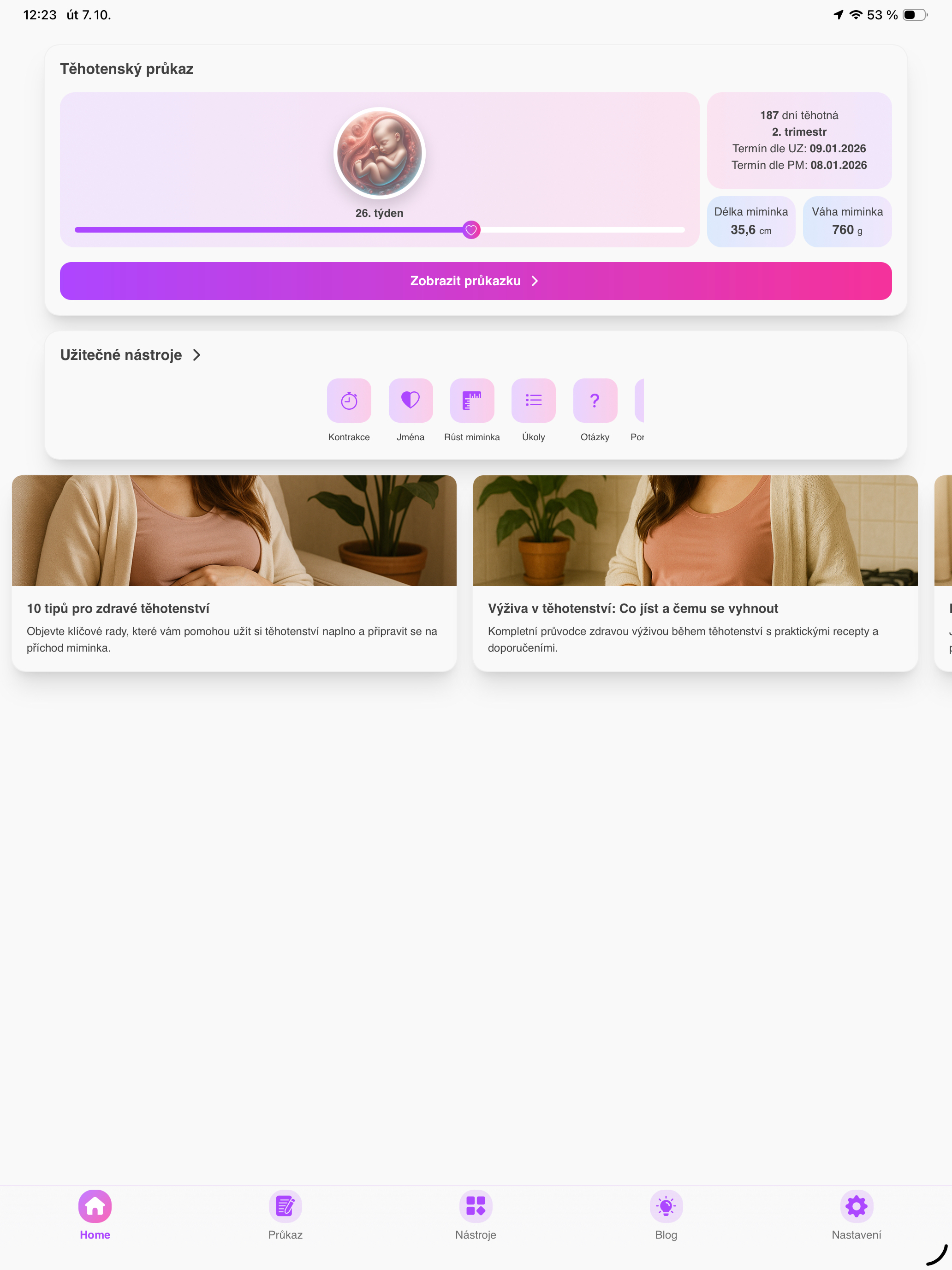 Těhotenský průkaz