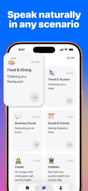 BetterSpeak: AI Language Tutor iPhone screenshot 4