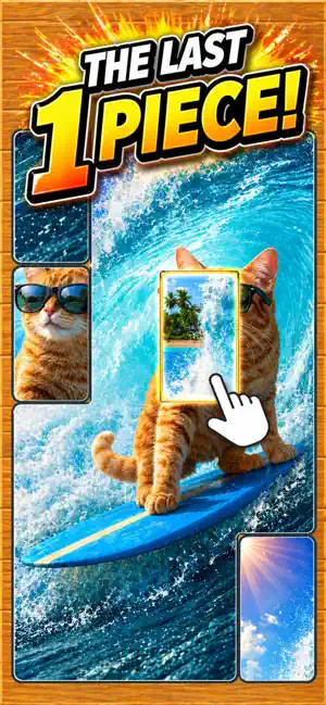 Jigsaw Card Solitaire:Animated screenshot 1