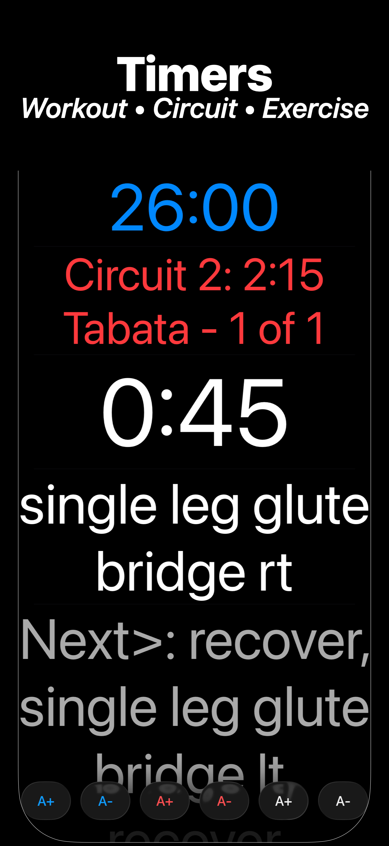 Interval Timer+++ screenshot 5