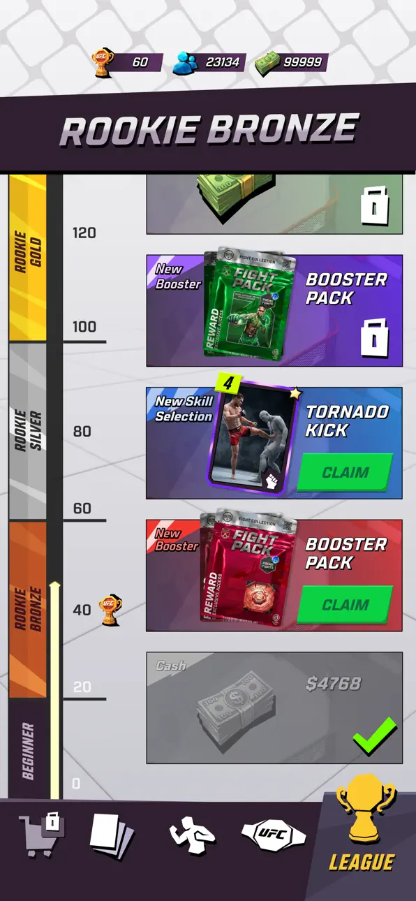 UFC: KO! iOS Mod IPA screenshot 3 - iOS game interface