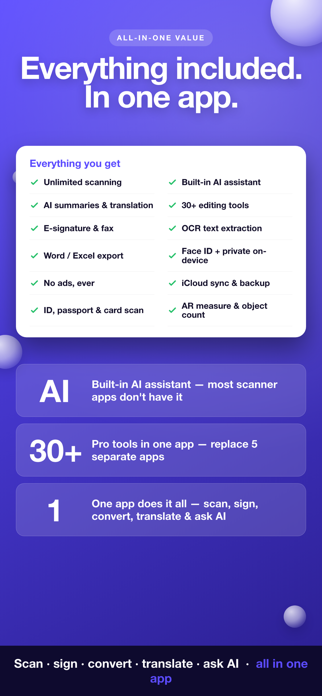 ScanIQ - AI Document Scanner Screenshot 1 of 10