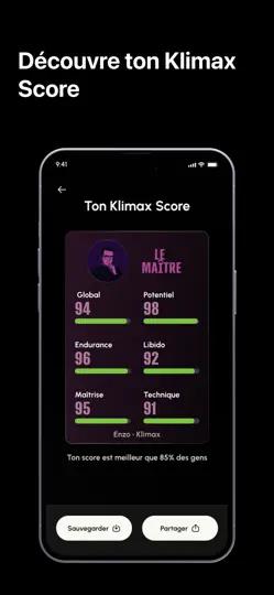 Capture d'écran de Klimax : Atteins Le Climax sur iPhone 2