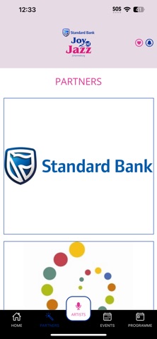Standard Bank Joy Of Jazz iPhone screenshot