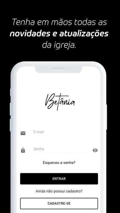 Betânia app screenshot