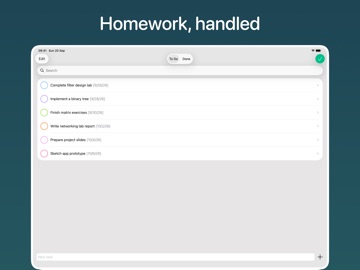 Student Timetable iPad screenshot