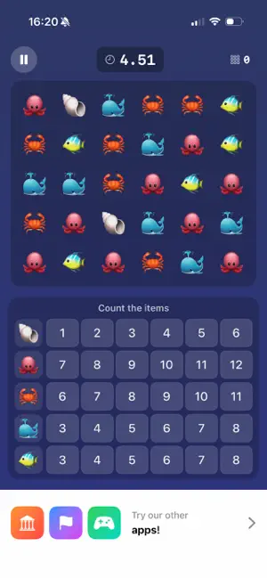 Counting Items: Brain Training screenshot 3