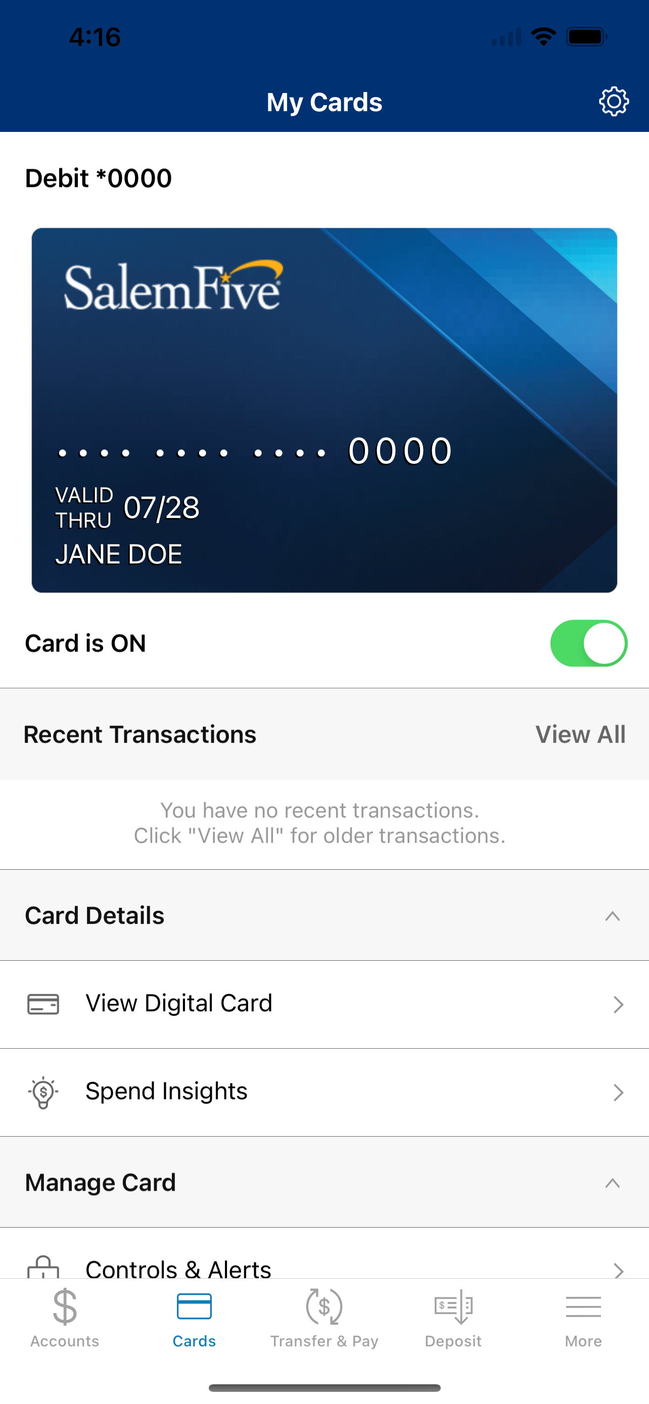 Salem Five Banking screenshot 6