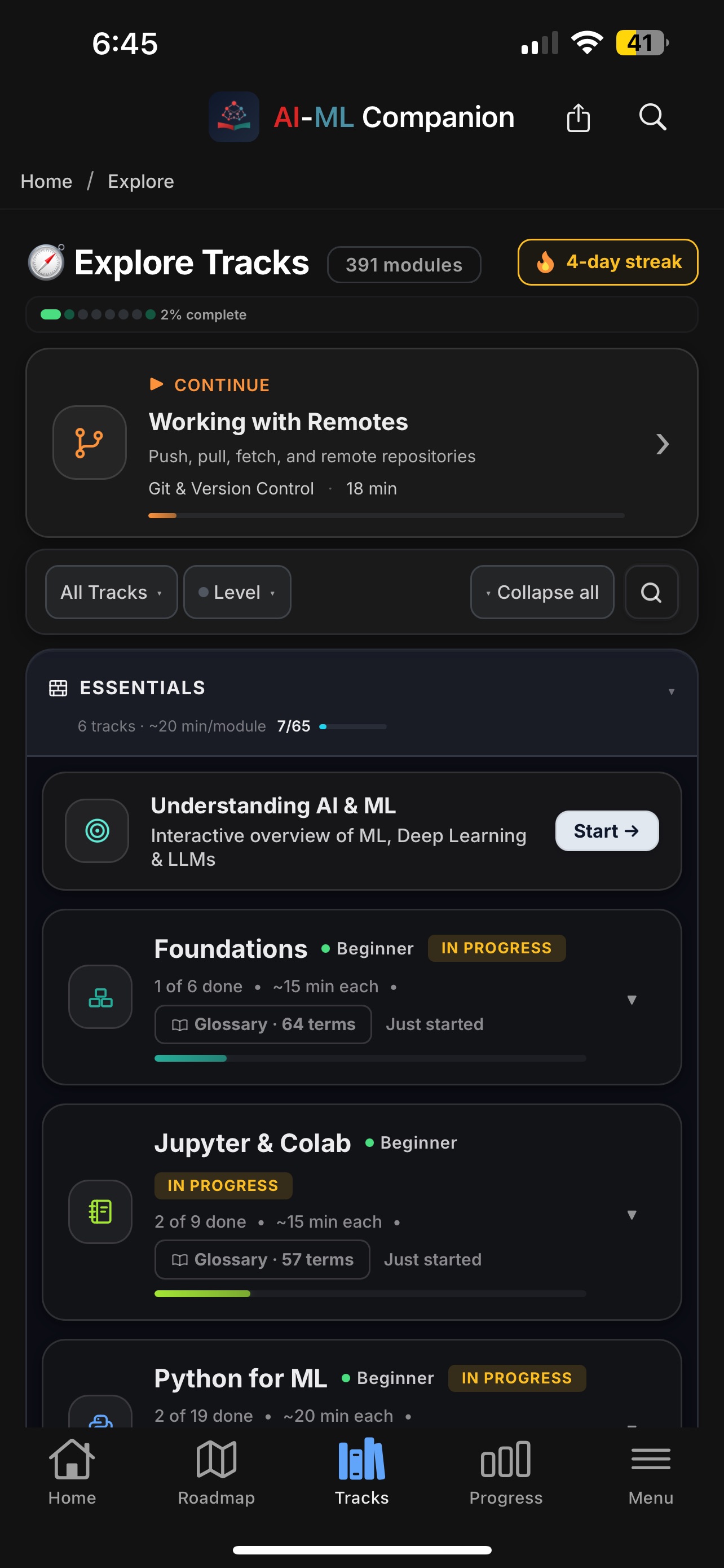 Screenshot 6 of AI-ML Companion