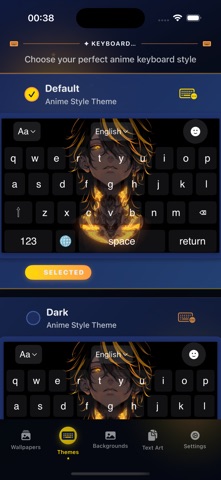 Anime Keyboard Theme & Fonts Screenshot 7 of 7