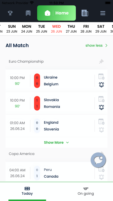 Screenshot #1 pour Football Live Stream