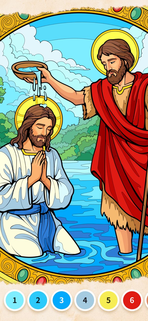 Faith Color-Bible Coloring screenshot 3