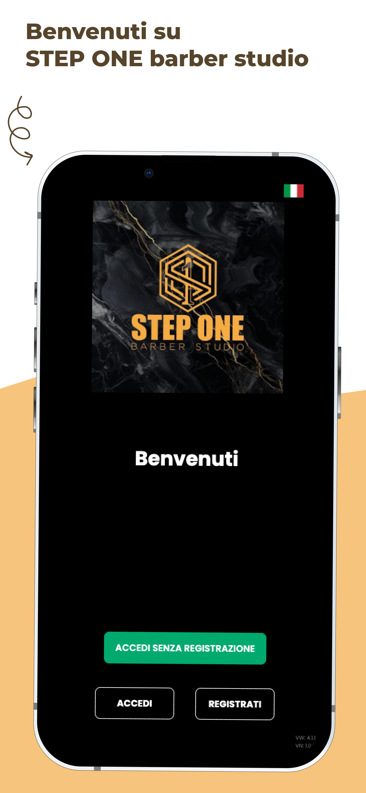 STEP ONE barber studio screenshot 2