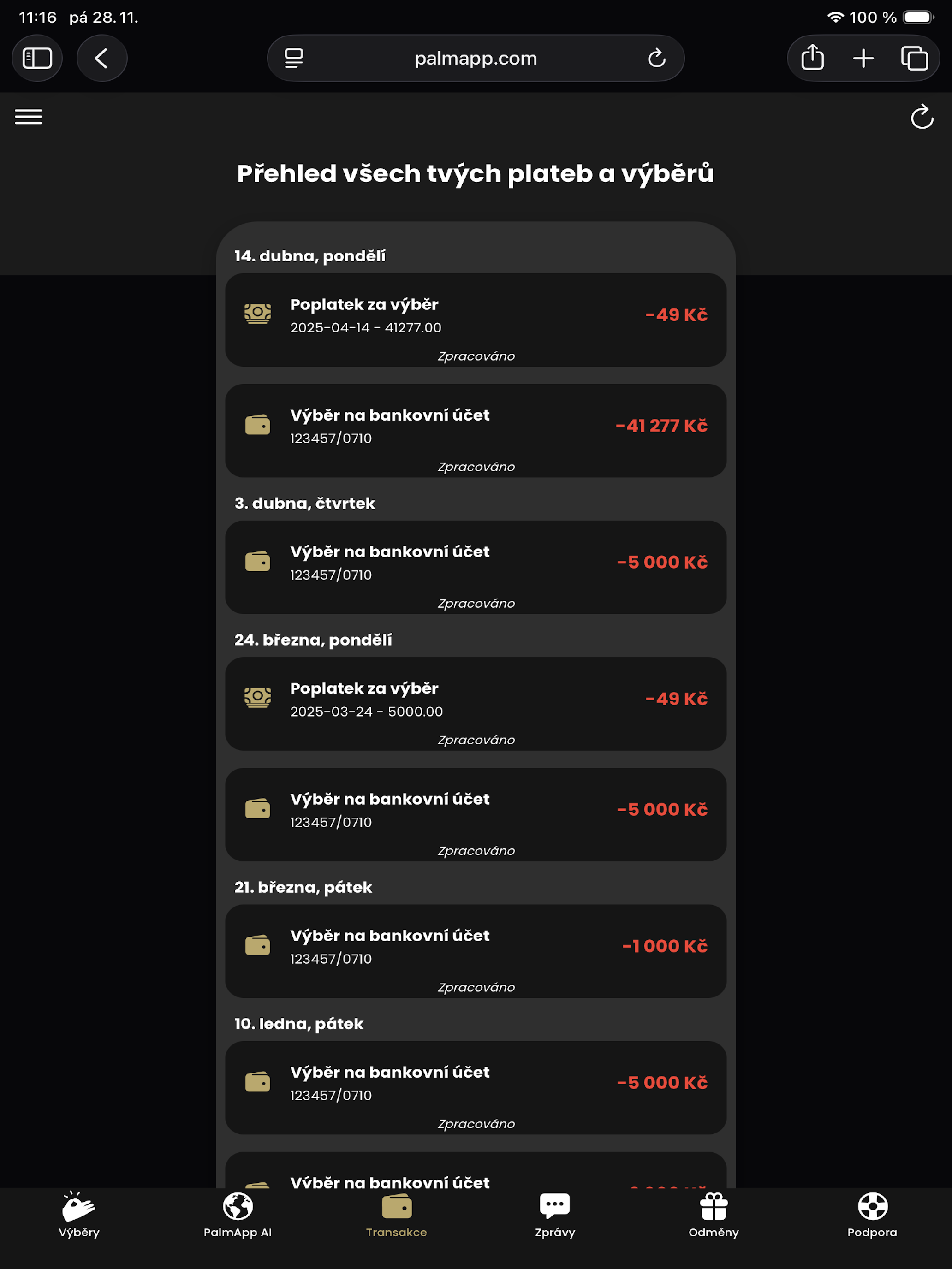 PalmApp screenshot 9