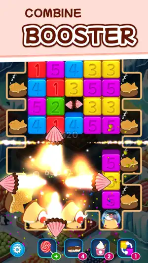 Polar Bear HOT SWEETS Match3 screenshot 3