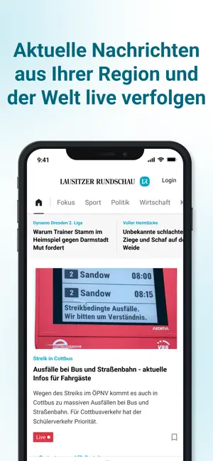 Lausitzer Rundschau screenshot 3