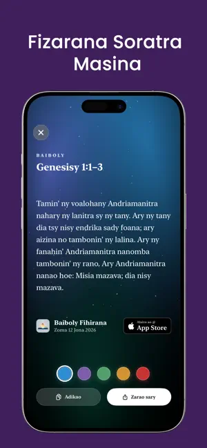 Baiboly Fihirana iPhone screenshot 3