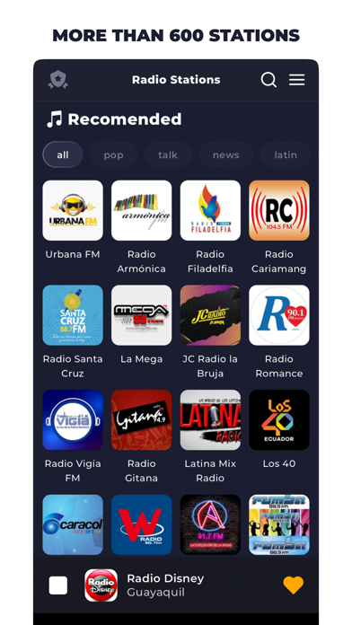 Radio Ecuador FM: Online Radio Screenshot