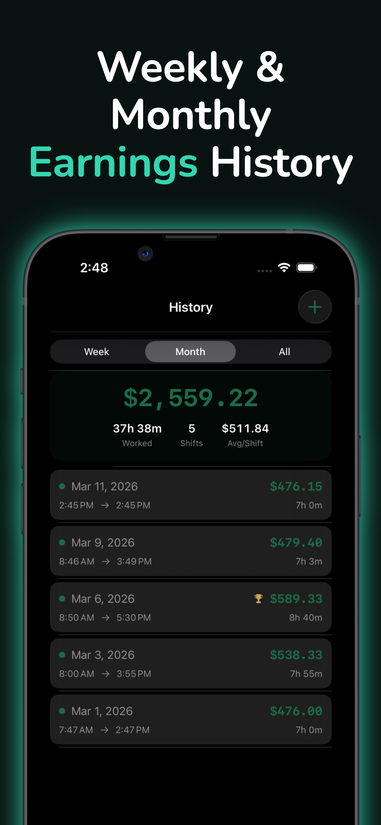 CashN: Live Earnings Counter screenshot 5