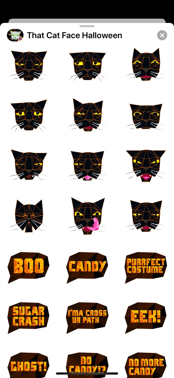 Screenshot #3 pour That Cat Face Halloween