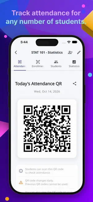 AttenQR screenshot 2