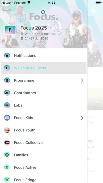 Focus 2025 Screenshot