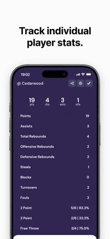 Basketball Stats Tracker: Live Screenshot 1 of 5