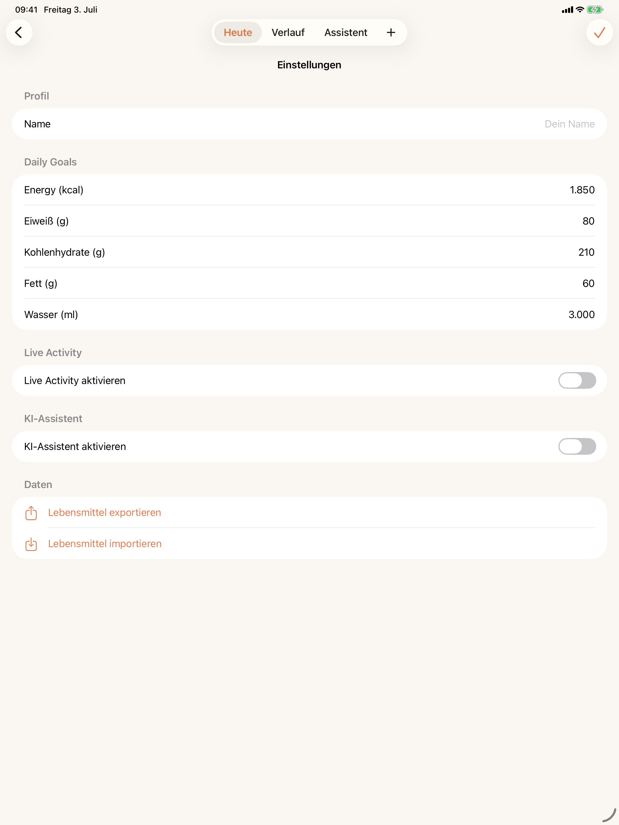 KaloRing Kalorienzähler screenshot 10