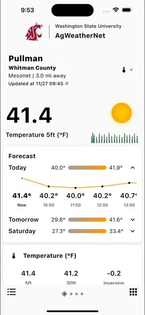 AgWeatherNet screenshot 1